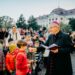 Felinarele Sf. Martin, soldatul care a devenit episcop, aprinse  în grădina Palatului Episcopal