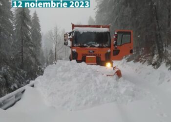 A nins la Vârtop, Arieșeni, Padiș, Budureasa , Stâna de Vale. Au intervenit utilajele de deszăpezire