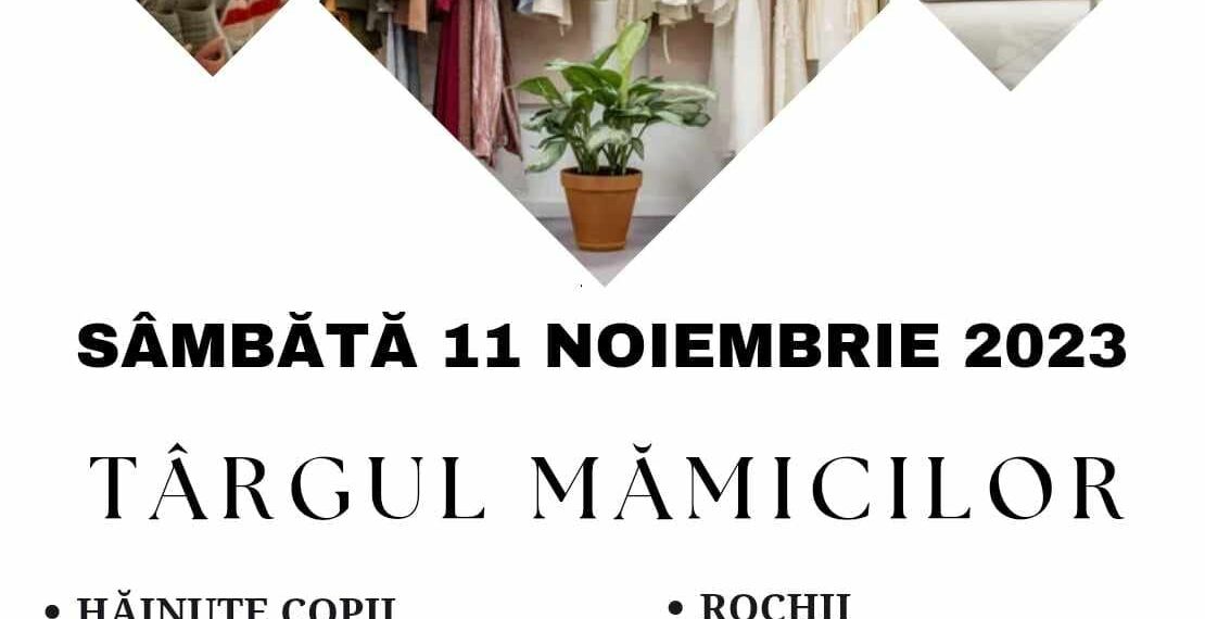 Târgul mămicilor la Primăria Sânmartin