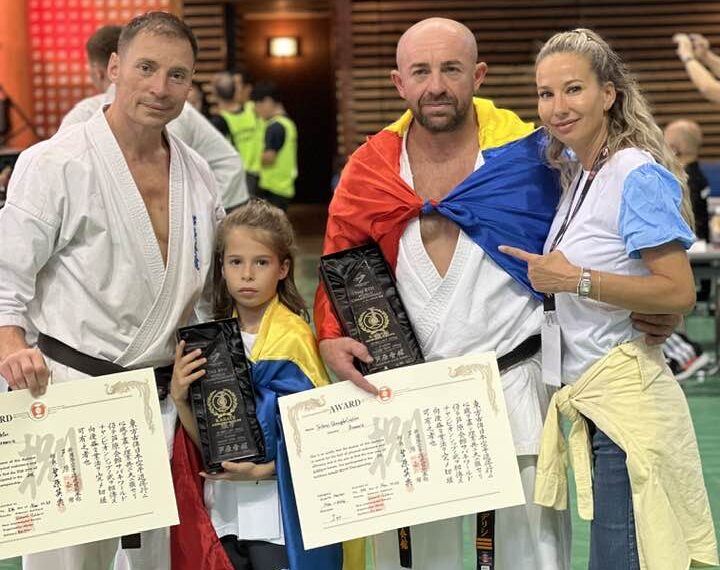 Investiție în aur. Sensei Ghiță Toderici, beiușeanul care și-a dus copii din club cu sprijinul comunității la Mondialele din Japonia, campion mondial la Ashihara Karate