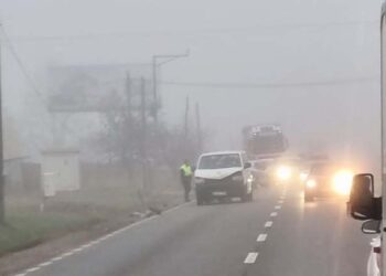 Lovit de autoutilitară în zona Oșorhei