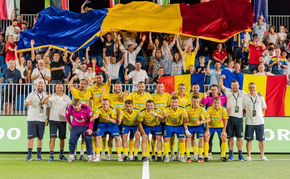 Cu aurul pe masă în Emiratele Arabe. România, cu trei bihoreni în lot, joacă azi, în premieră, finala  Campionatului Mondial la minifotbal