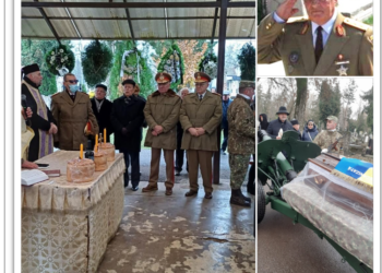 GALERIE. Sute de militari și civili au mers în urma afetului de tun cu care a fost dus la cimitir generalul Lungu. Îngropat cu onoruri militare