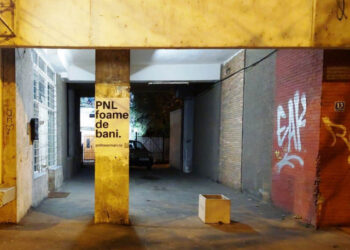 „PNL amendează adevărul„.USR, amendă pentru 30 de locații în care au fost lipite afișe cu înscrisurile „PNL mărește taxele”, „PNL foame de bani” sau „PNL, sluga PSD”