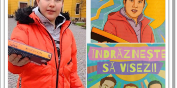 Andrei, băiatul de 13 ani din Oradea pentru care cartea e cel mai frumos cadou, erou în volumul „Îndrăznește să visezi: tineri români care schimbă lumea”