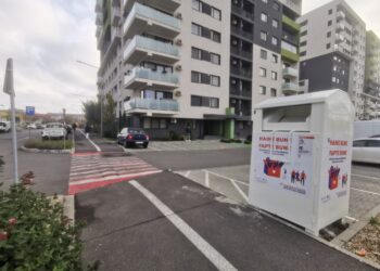 Filantropia,  aplicație pentru a ști unde sunt containerele unde se colectează  haine, încălțăminte în Oradea, Aleșd, Oșorhei