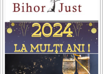 BihorJust.ro vă dorește LA Mulți Ani! Un 2024 prosper cu sănătate și fericire!