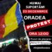 Protest auto împotriva măsurilor fiscale injuste la Oradea