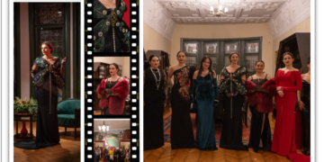 Cum arată rochia-bijuterie Art Nouveau din colecția  Glamour by Rebeca Cotrău