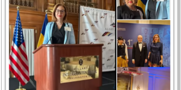 Alina Silaghi, șefa Agenției de Dezvoltare Locală Oradea,a prezentat  oportunitățile de afaceri din municipiul și din Bihor la Alianta’s Gala, și la Summitului Alianței 2023 de la Washington D.C