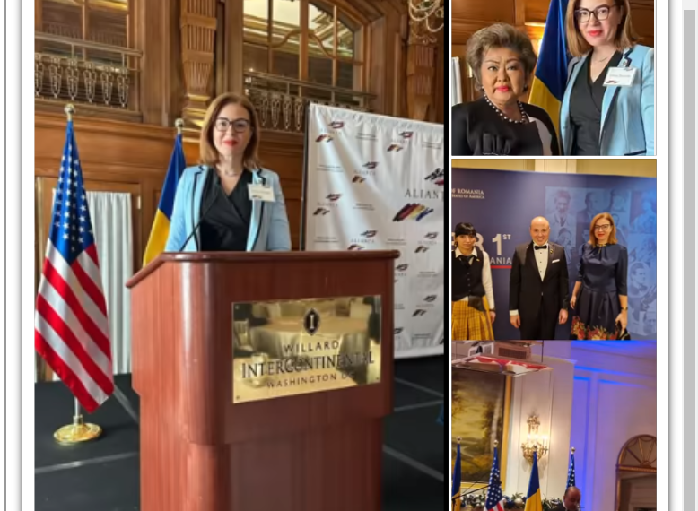 Alina Silaghi, șefa Agenției de Dezvoltare Locală Oradea,a prezentat oportunitățile de afaceri din municipiul și din Bihor la Alianta’s Gala, și la Summitului Alianței 2023 de la Washington D.C