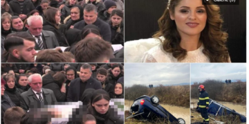 Tripla tragedie. Copilul de 13 ani, mama şi bunica, care au murit după ce s-au răsturnat cu maşina în apă, au fost înmormântaţi azi