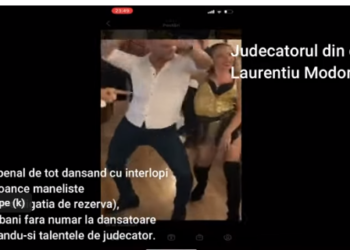 Judecător de la Curtea de Apel, show erotic cu dansatoare și lăutari 