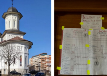 Au aflat că au fost puși pe lista rușinii de către preot, chiar de sărbători. Parohul lăsat la vedere registrul