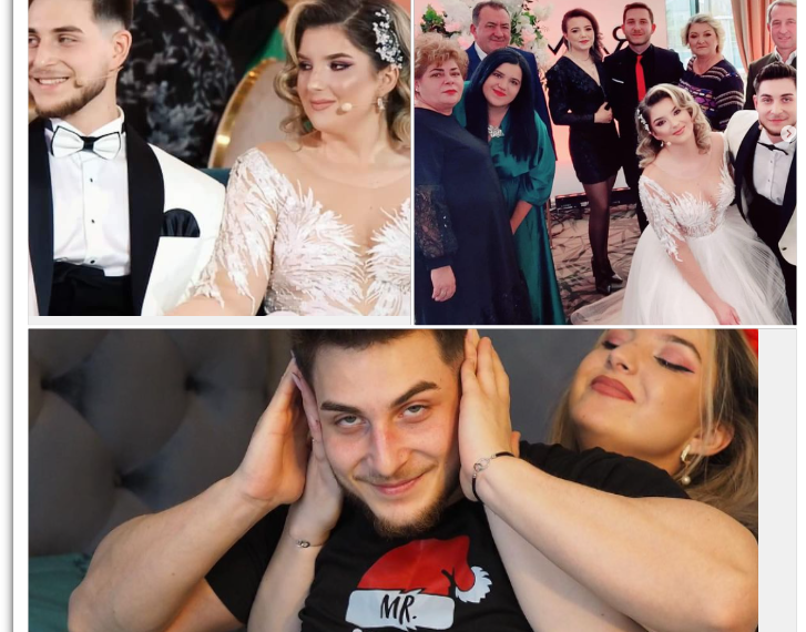 Fiul preotului orădean care s-a căsătorit la show-ul matrimonial Mireasa, primul Crăciun alături de aleasa sa