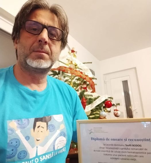 Un orădean a fost șansa la viața a unui om grav bolnav. A donat celule stem hematopoietice . „Am zis da! fără nici o ezitare…pentru a ajuta acel pacient și pentru mine, ca să pot dormi liniștit și să mă pot uita în oglindă”