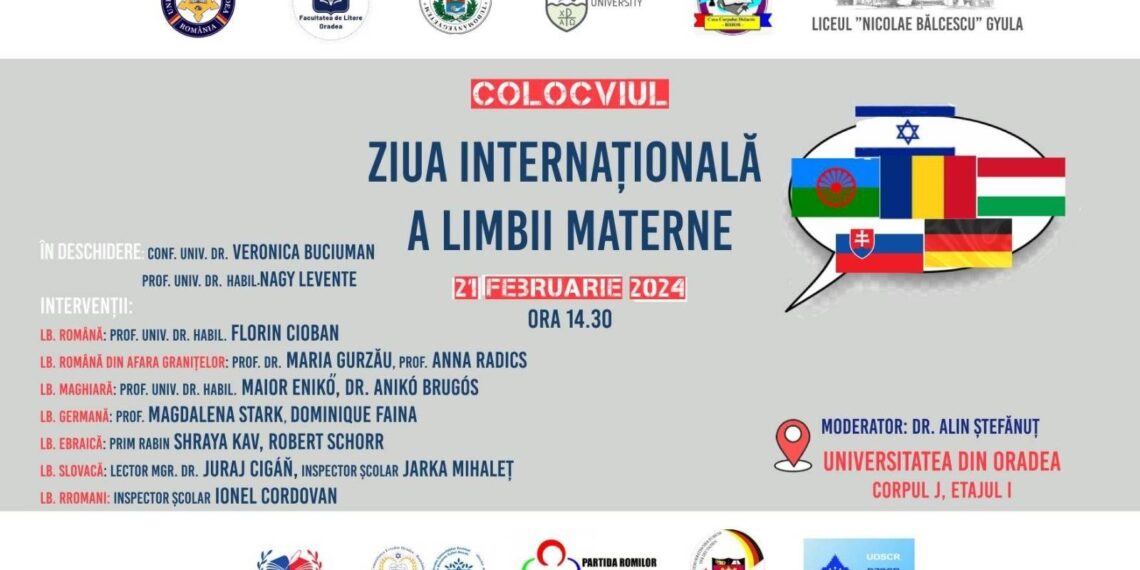 Facultatea de Litere din Oradea marchează „Ziua Internațională a Limbii Materne”