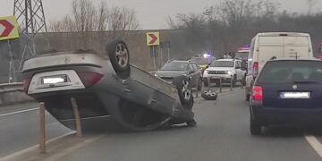 Accident spectaculos lângă Biharia