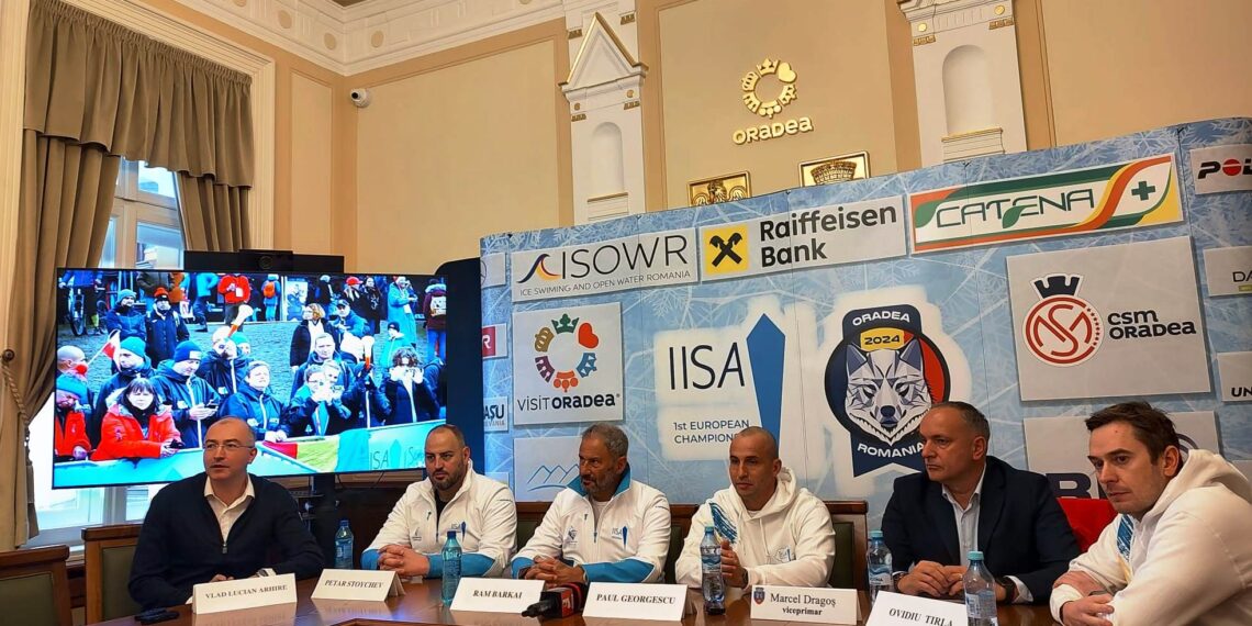 Campioni mondiali si europeni și adevărați „rechini” ai înotului în ape libere la prima ediție a Campionatului European de Înot în Ape Înghețate de la Oradea