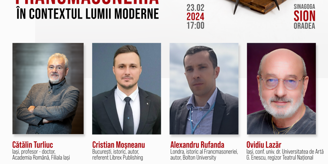 Francmasoneria în contextul lumii moderne. Reprezentanți de prim-plan ai mișcării atacă subiecte incitante în conferință la Sinagoga Sion