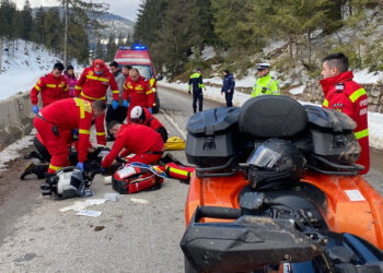 Tânără de 18 ani rănită într-un accident cu ATV-ul