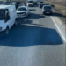 Carambol cu cinci mașini: două autoturisme și trei autoutilitare. Trafic pe o bandă pe DN 79