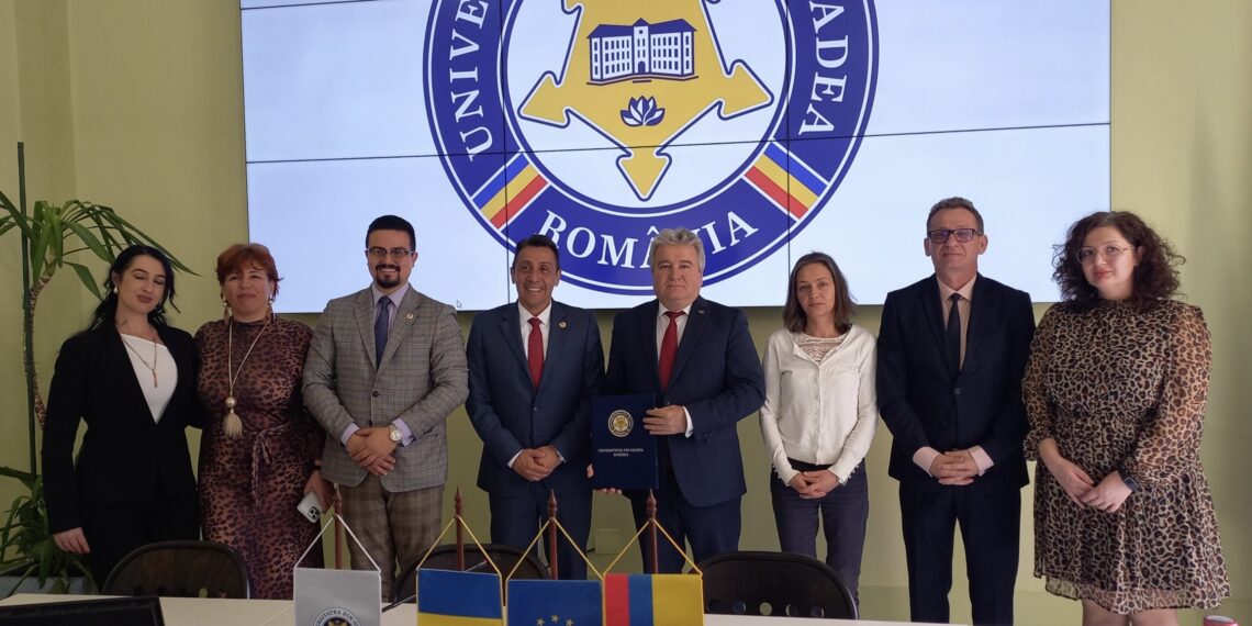 Rectorul universității columbiene este în vizită la Universitatea din Oradea