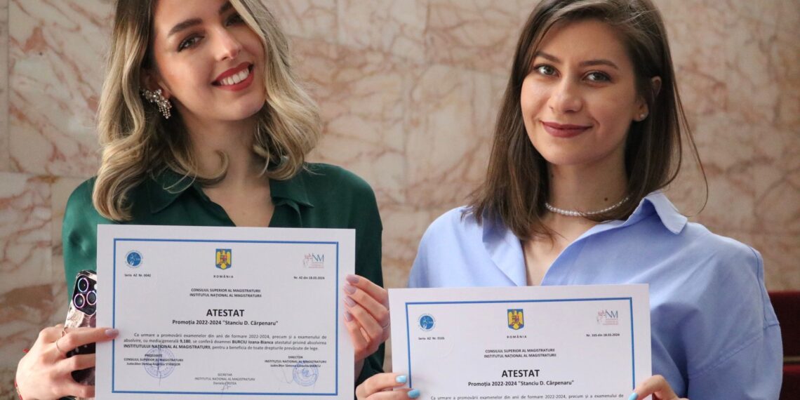 Ei sunt viitorii judecători și procurori stagiari .278 de absolvenți INM