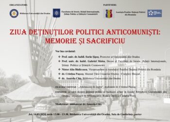 „Memorie și sacrificiu” – eveniment dedicat Zilei Deținuților Politici Anticomuniști la Universitatea din Oradea