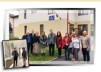 Grădinița din Sânmartin, prezentată ca exemplu de bune practici în Parlamentul European. O delegație a Asociației Naționale a Profesorilor din Italia a venit să vadă investiția