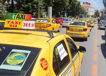 Protestul taximetriștilor orădeni: joi, de la ora 10:00 la ora 13:00