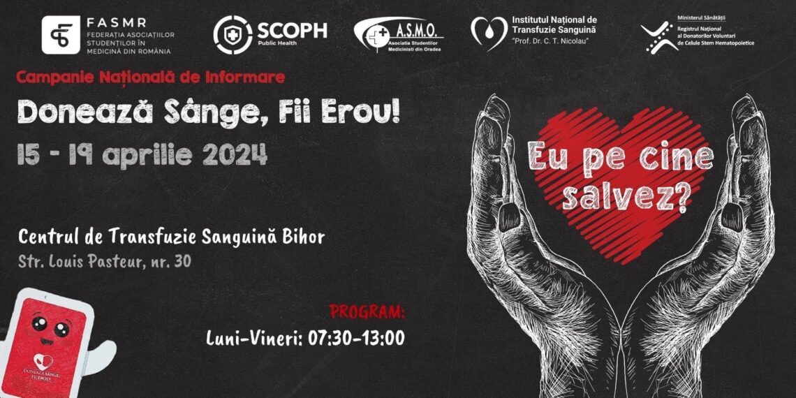 Eu pe cine salvez? | O nouă campanie de donare de sânge