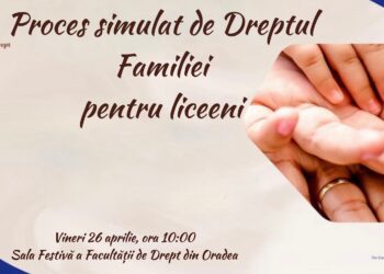 Proces simulat de Dreptul Familiei pentru liceeni