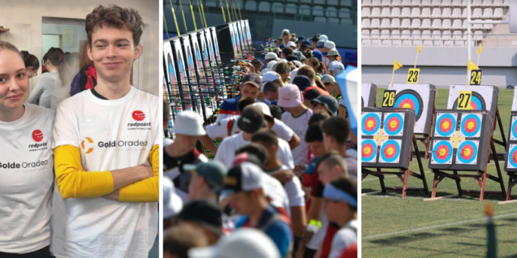 Arcașii orădeni Mara Mihociu şi Sergiu Pallag, în selecționata  României la  Cupa Europeană de Tineret. Evoluție curajoasă a sportivilor de la  C.S. Crişul Oradea