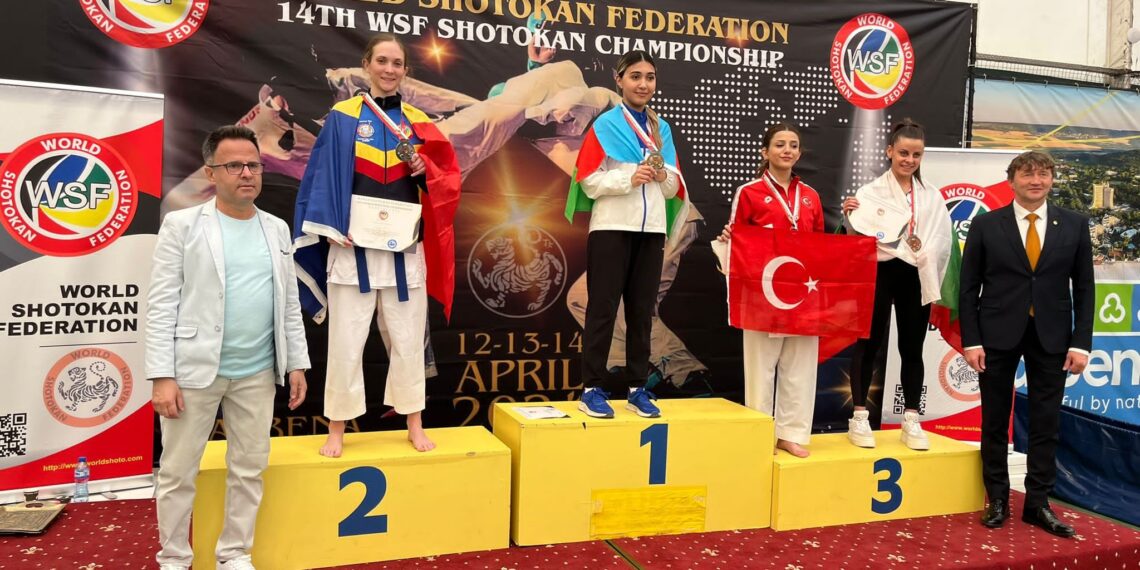 Szentgyorgyi Silvia Anamaria, de la Lotus Karate Marghita, campioană mondială
