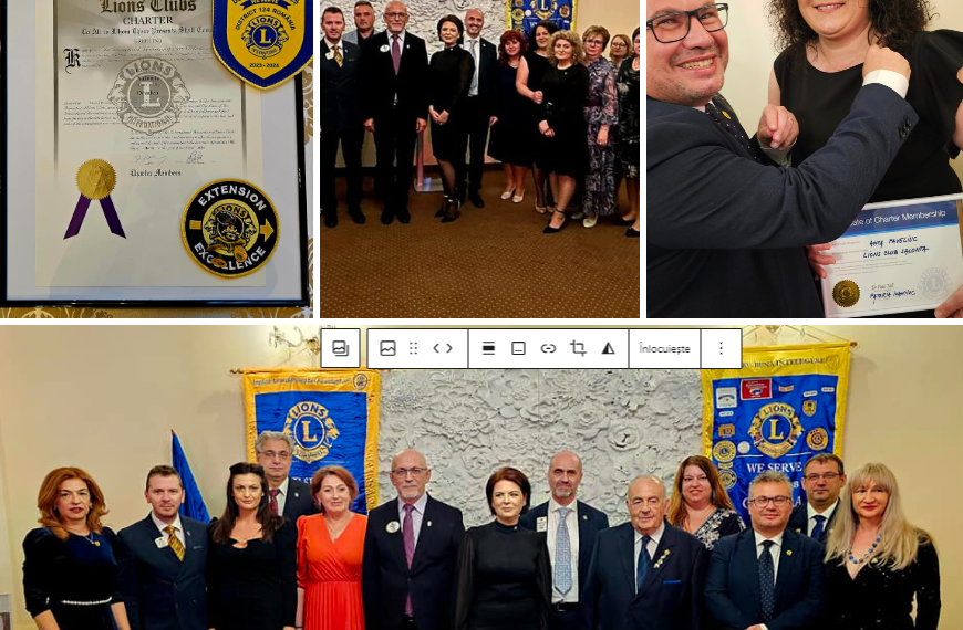 Chirurgul Mircea Ioan Șandor a nășit cel de-al 83- lea Club Lions din România, cel din Salonta