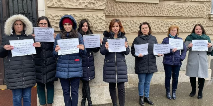 Protestul consilierilor din Serviciile de Probațiune, azi, între 11,30 – 13,30