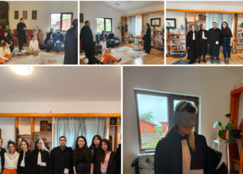 Și avocații joacă teatru. Acuzat judecat pentru falsificarea voturilor la ultimele alegeri. Judecătorul legat la ochi