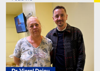 Pacientă cu o boală foarte rară, cu o frecvența de 1/100.000, operată de doctorul orădean Viorel Dejeu