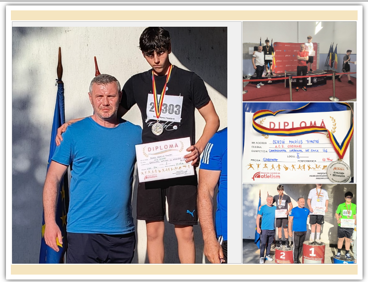 Clubul de talente. Sportivi cu potențial. Elevii profesorului Alin Vasadi de la CS Oșorhei și-au depășit recordurile personale la Campionatele Naționale. La 4 cm de titlul de campion național