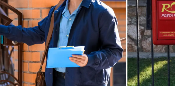 A semnat de primire pentru o înștiințare de executare silită de la o bancă. Creditorul a vrut să recupereze 72.000 de lei de la factorul poștal care a primit 8 luni de închisoare