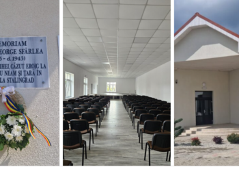 Eroul din Cihei, învățătorul George Sfârlea, care la doar 28 de ani a căzut  în bătălia de la Stalingrad. O placă comemorativă dezvelită în memoria sa