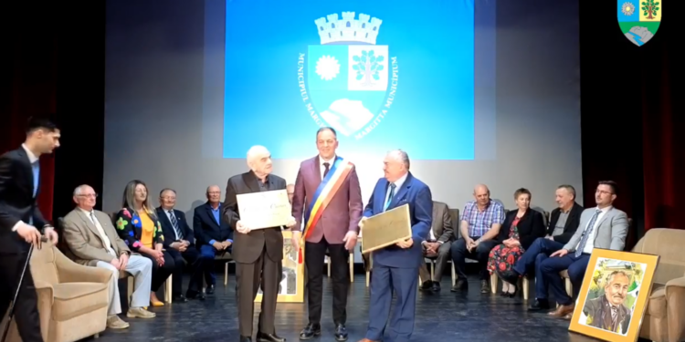 Foștii primari Vasile Voicu și Pocsai Lazlo, cetățeni de onoare ai Marghitei