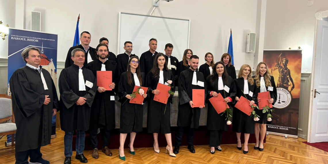 8 noi avocați au depus jurământul în fața Consiliului Baroului Bihor