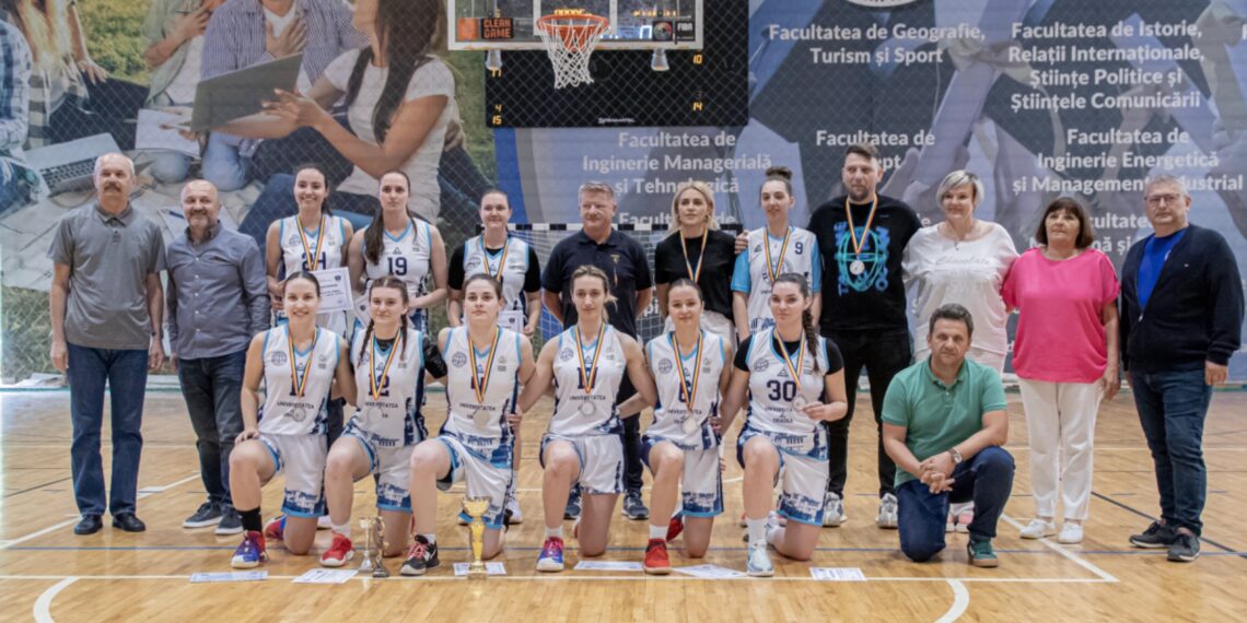 Universitatea din Oradea este vicecampioană națională universitară la baschet feminin