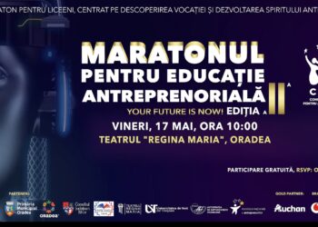 CONAF Sucursala Bihor organizează semifinala ”MARATONUL PENTRU EDUCAȚIE ANTREPRENORIALĂ”