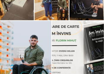 „Am învins. Reîntoarcerea la viață”! – o lectură în urma căreia nu vei mai privi viața la fel. Florin Mihuț povestește cum a ajuns să-și iubească scaunul cu rotile după depresia prin care sportivul a trecut după accident