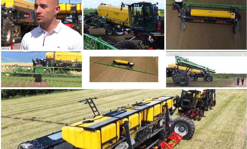 Cel mai mare utilaj din lume, testat într-o fermă administrată de orădeanul Emanuel Iercan. Gigantul costă 3 milioane de euro