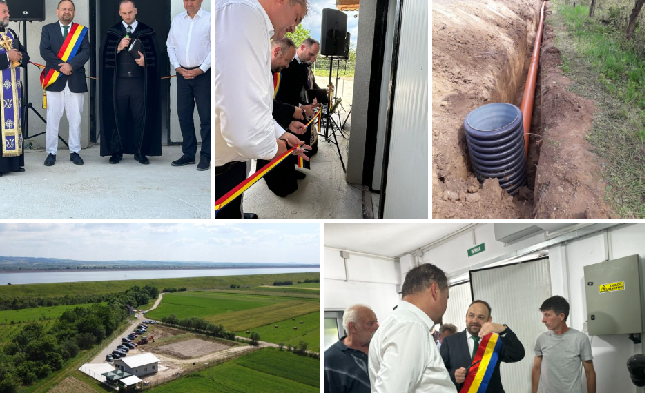 Investiție pe termen lung inaugurată de primarul Sorban Levente și fostul ministru Cseke Attila