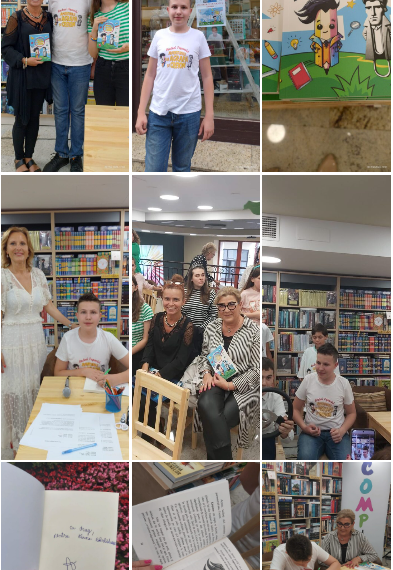 Autor la 13 ani. Andrei Popovici de la Școala Dacia și-a lansat primul volum pe ritmurile unei melodii create de AI , inspirată de eroii cărții